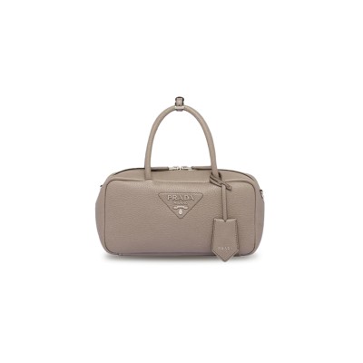 PRADA SMALL EMBROIDERED LOGO SHOULDER BAG 1BB102 (24*12*8.5cm) 